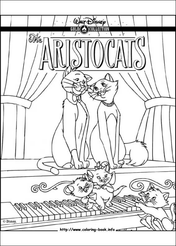 The Aristocats coloring picture